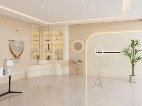 章丘区直播间装修对背景装修和灯光布置的技巧